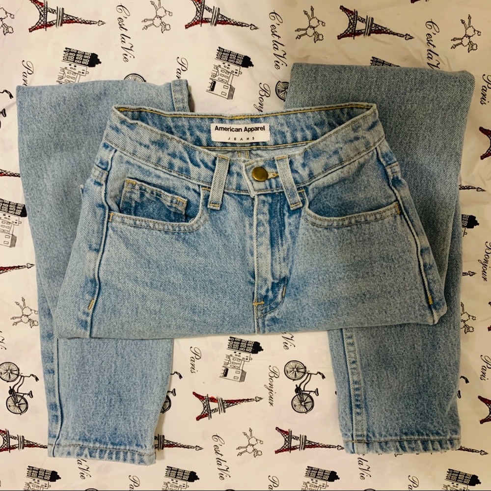American Apparel mom jeans